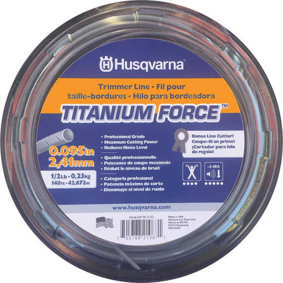 Husqvarna Titanium Force 0.095 In. x 140 Ft. Trimmer Line