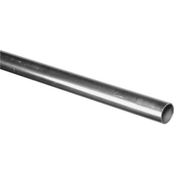 HILLMAN Steelworks Aluminum 3/4 In. O.D. x 4 Ft. Round Tube Stock
