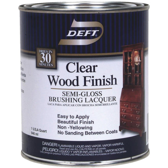 Deft Semi-Gloss Quart 100 Sq. Ft./Qt. Lacquer