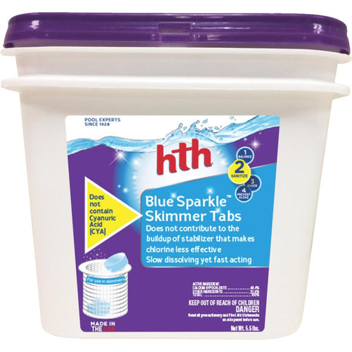 HTH Blue Sparkle 5.53 Lb. Chlorine Skimmer Tabs