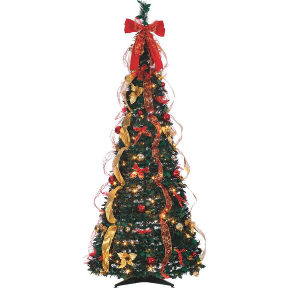 Gerson 6 Ft. Green Pine Pop-Up Christmas Tree
