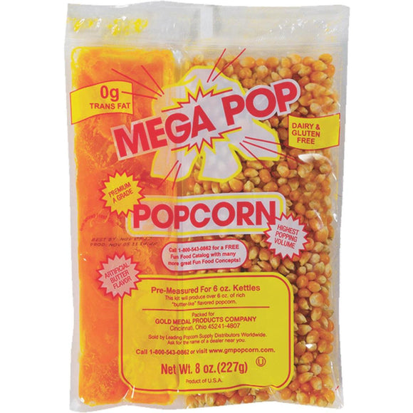 Gold Medal Mega Pop 6 Oz. Popcorn Kit (36 Kits)