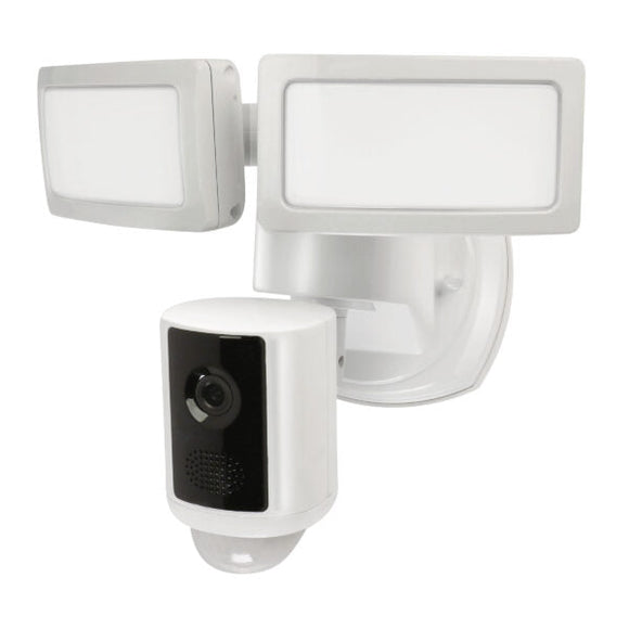 Feit Electric LED Dual Head Motion Sensor Security Light Smart Camera (10 in.)