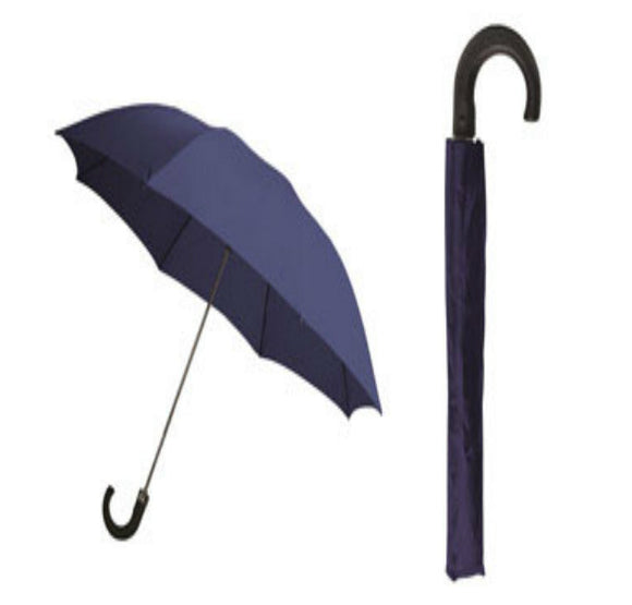Big Time Products Umbrella in Black Rainbrella 48135 Nylon Umbrella, 42', Navy